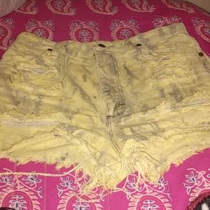 High waisted shorts